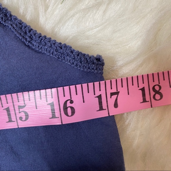 🔥SOLD🔥Abercrombie & Fitch Tank Top Slate Blue Size Small - Picture 15 of 16